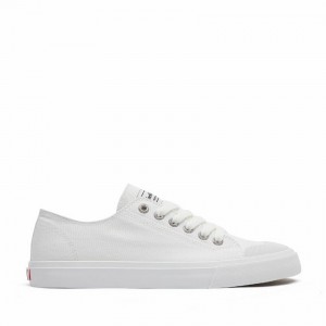 Rockfish Classic 746 Canvas Women's Low-Top Sneakers White | YTI349US