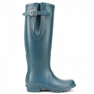 Rockfish Everyday Tall Side Adjustable Women's Wellington Boots Blue | OAF2735VN