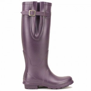 Rockfish Everyday Thermal Tall Side Adjustable 3mm Neoprene Insulated Women's Wellington Boots Purple | VTT8834ZJ