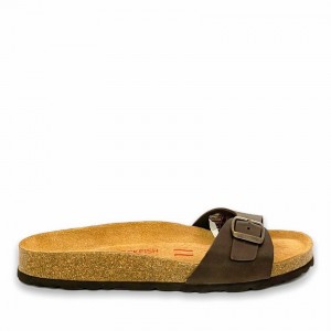 Rockfish Talulah One-strap Single Strap Women's Sandals Dark Brown | UCH497IW