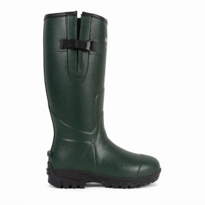 Rockfish Walkabout Tall Side Adjustable 5mm Neoprene Insulated Men's Wellington Boots Dark Green | MQV7766IJ