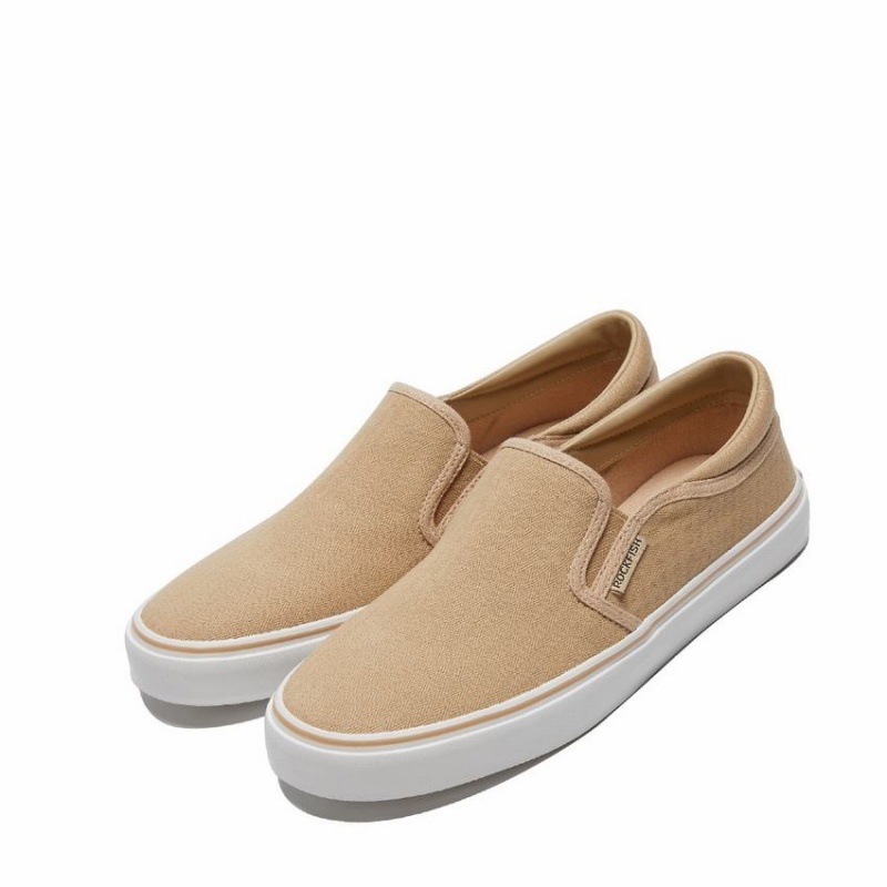 Rockfish 718 Classic Women's Slip On Sneakers Brown | SDK1012MO