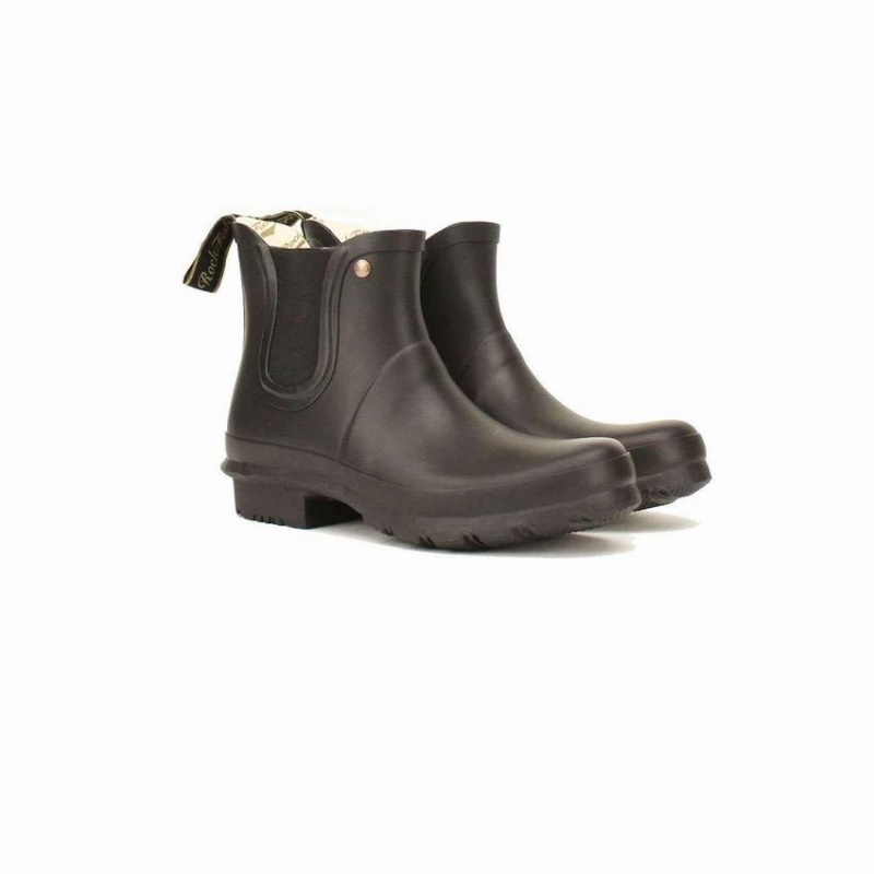 Rockfish Chelsea Ankle Men's Wellington Boots Black Brown | CBT6120NJ