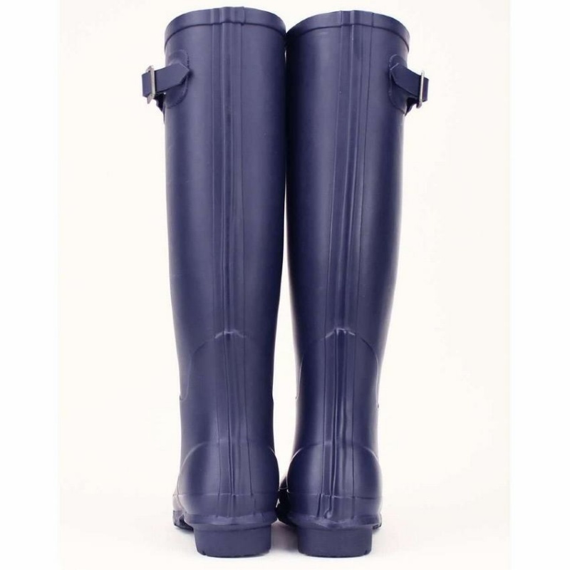 Rockfish Classic Tall Women's Wellington Boots Navy Blue | PFT4948XY