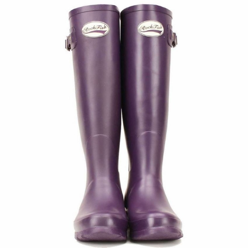 Rockfish Classic Tall Women's Wellington Boots Purple | PXH7218WR