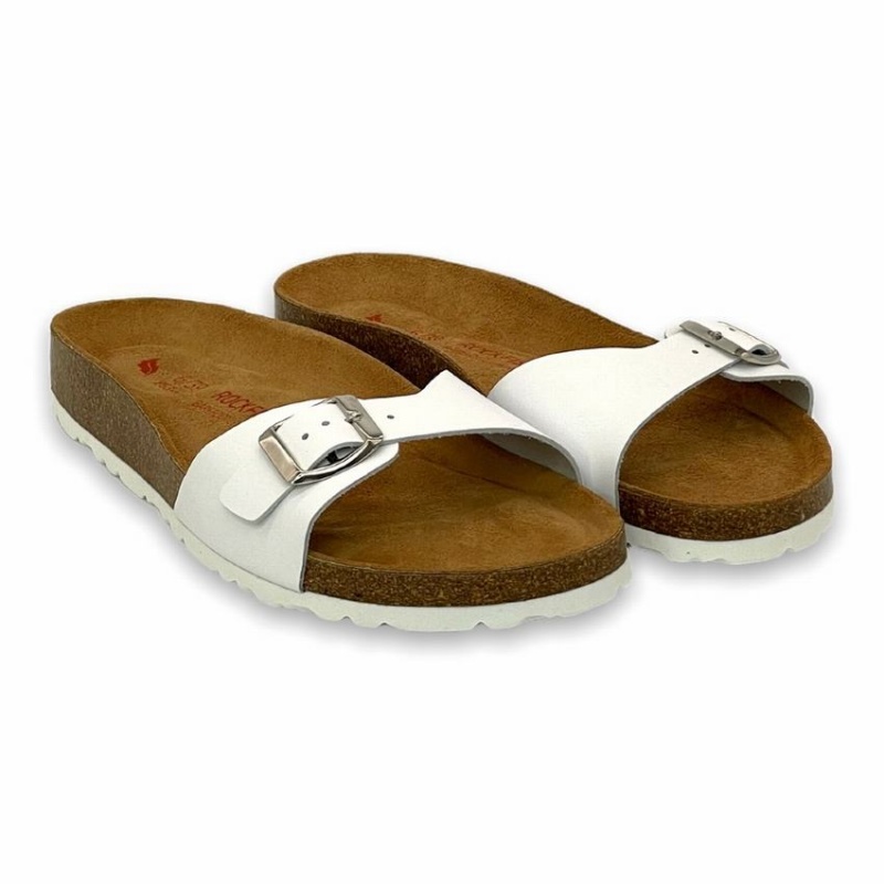 Rockfish Talulah One-strap Single Strap Women's Sandals White | PMV9497AF