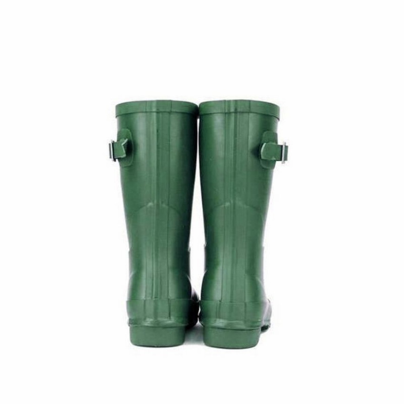 Rockfish Three Quarter Short Women's Wellington Boots Green | ZNT2230BE